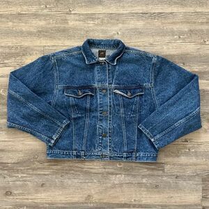 Vintage 80s Lee Denim Jean Jacket Size Medium